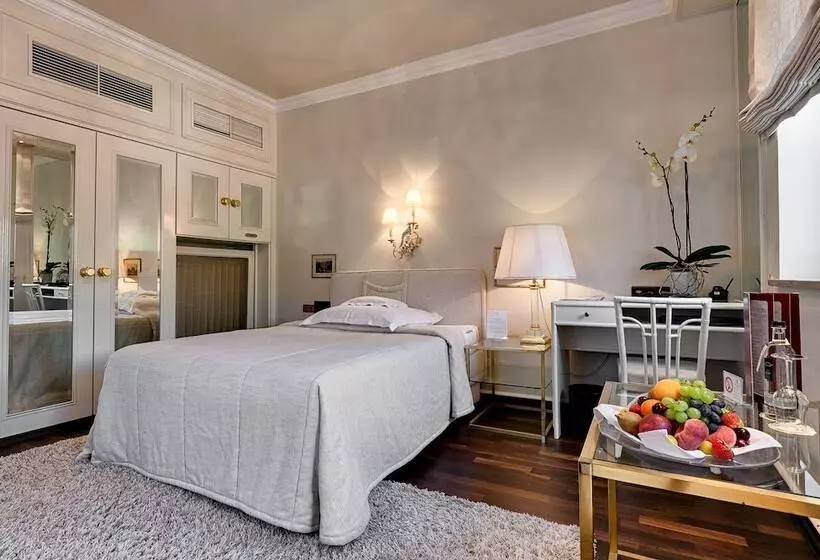 スタンダードシングルルーム, Europäischer Hof Heidelberg, Bestes Hotel Deutschlands In Historischer Architektur