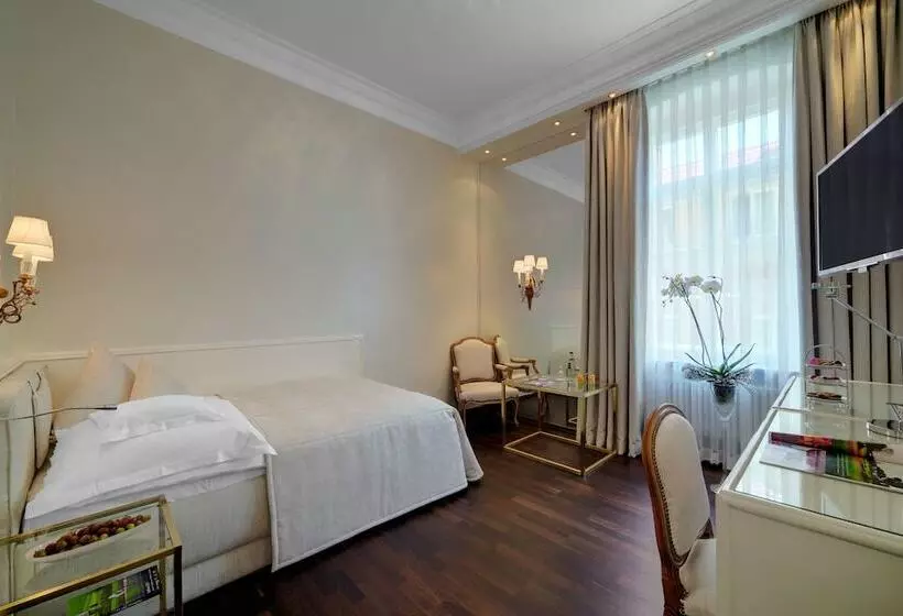 スタンダードシングルルーム, Europäischer Hof Heidelberg, Bestes Hotel Deutschlands In Historischer Architektur