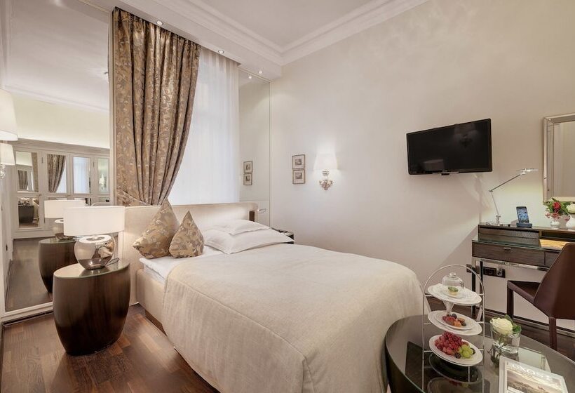 コンフォートシングルルーム, Europäischer Hof Heidelberg, Bestes Hotel Deutschlands In Historischer Architektur