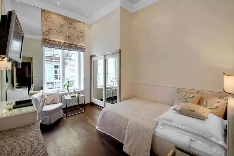 スタンダードシングルルーム, Europäischer Hof Heidelberg, Bestes Hotel Deutschlands In Historischer Architektur