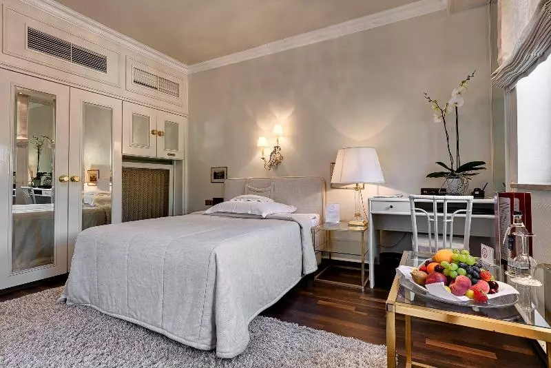 スタンダードシングルルーム, Europäischer Hof Heidelberg, Bestes Hotel Deutschlands In Historischer Architektur