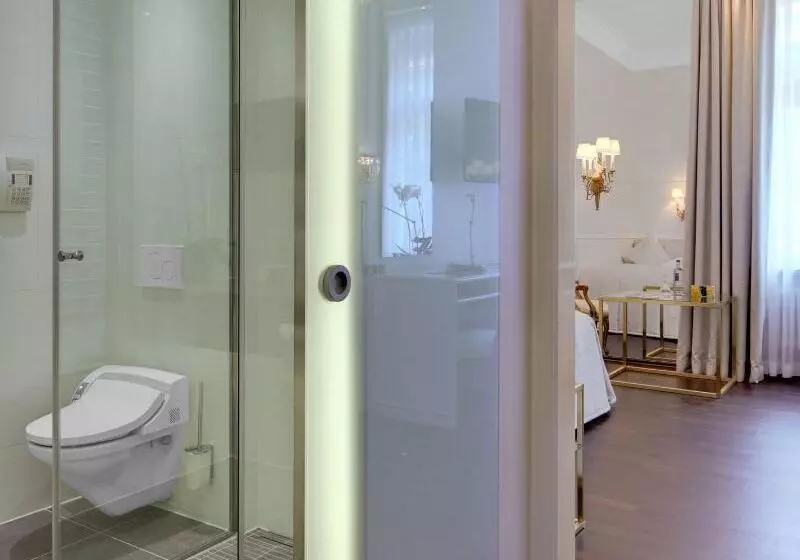スタンダードシングルルーム, Europäischer Hof Heidelberg, Bestes Hotel Deutschlands In Historischer Architektur