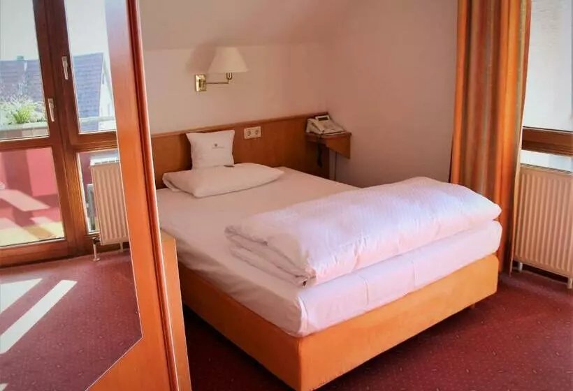 Standard Single Room, Restaurant Lamm Hebsack