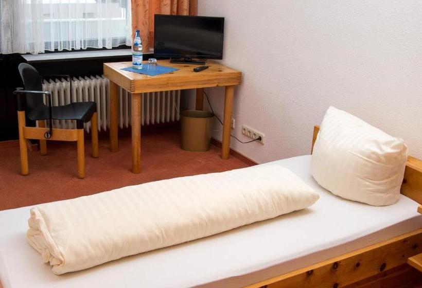 חדר סטנדרט יחיד עם מרפסת, Landhotel Westerwald