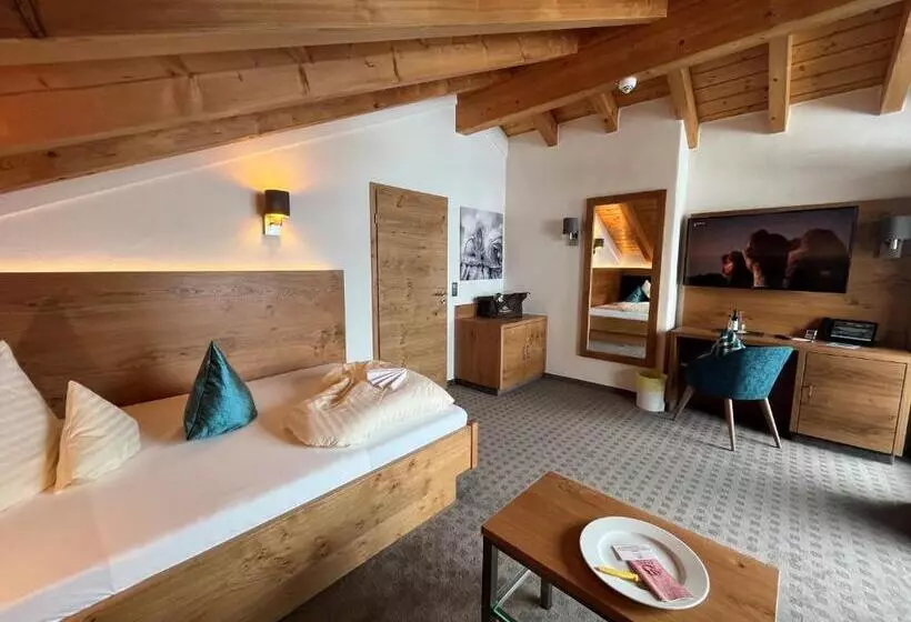 バルコニー付きシングルスタンダードルーム, Parkhotel Burgmühle