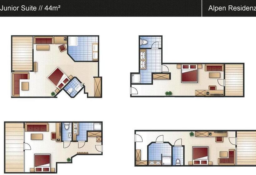 バルコニー付きジュニアスイート, Parkhotel Burgmühle