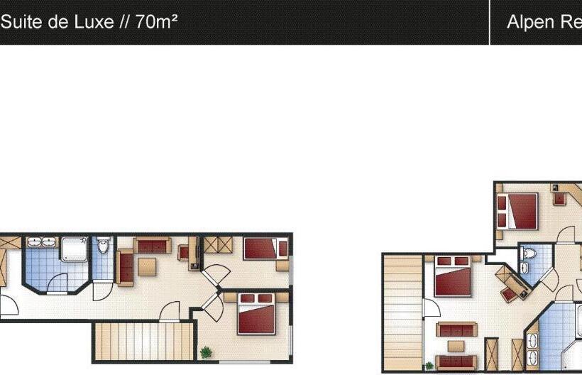 バルコニー付スイート, Parkhotel Burgmühle