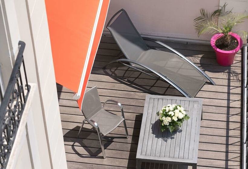 庭の見えるジュニアスイート, Best Western Plus Hôtel Brice Garden Nice