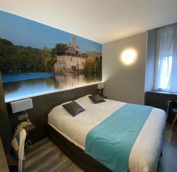 Номер Deluxe, The Originals City, Hôtel Le Boeuf Rouge, Saintjunien