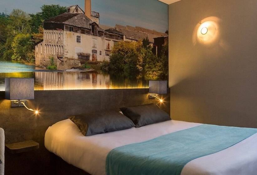 Номер Deluxe, The Originals City, Hôtel Le Boeuf Rouge, Saintjunien