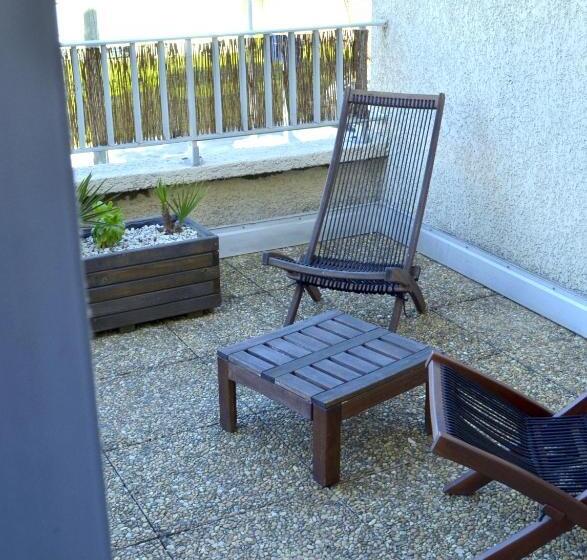 Comfort room with terrace, Hôtel Les Mimosas