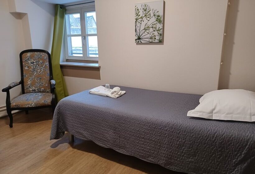 غرفة قياسية فردية حمام مشترك, Patricia  Strasbourg Hyper Centre