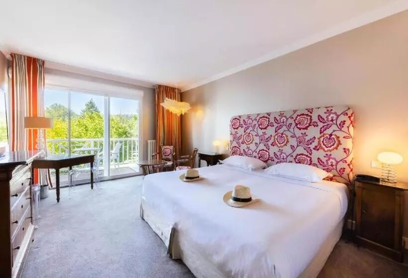 اتاق لوکس با چشم‌انداز باغ, La Reserve Albi Hôtel Restaurant
