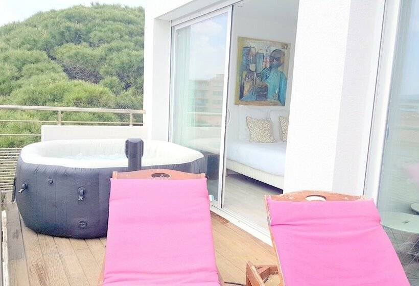 テラス付きスタンダードルーム, Sable Et Soleil   Port, Plage Et Spa