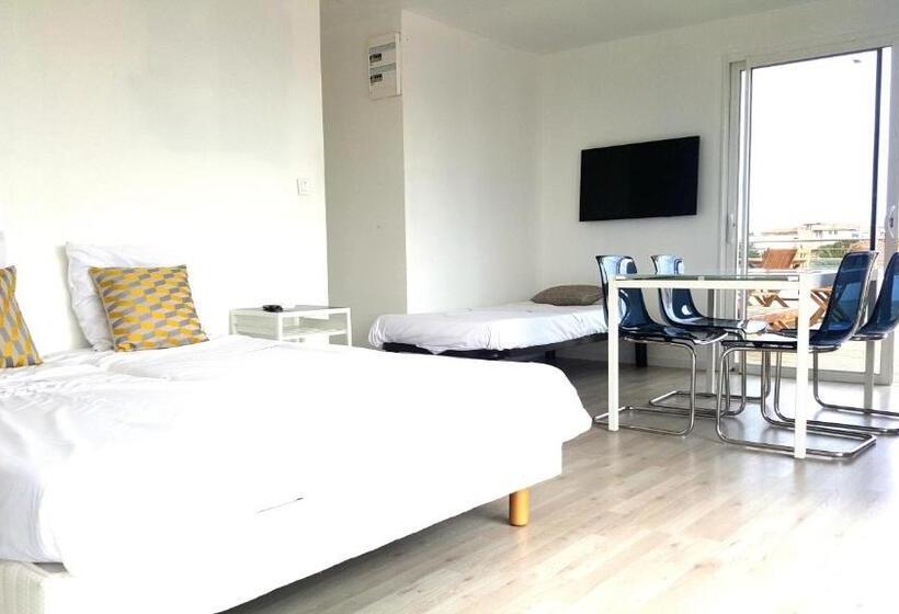 ハイドロマッサージバス付きスイート, Sable Et Soleil   Port, Plage Et Spa