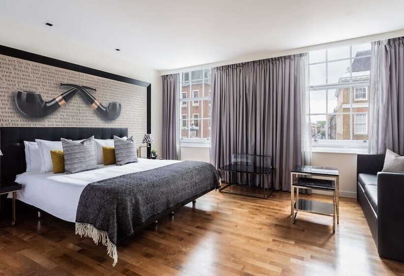 Büyük Çift Kişilik Yataklı Delüks Oda, Holmes Hotel London