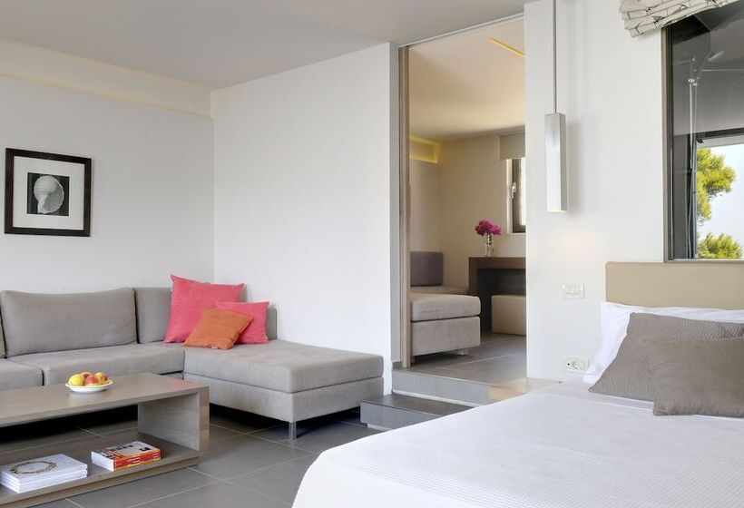 سوییت جونیور با چشم‌انداز دریا, White Rocks Hotel Kefalonia