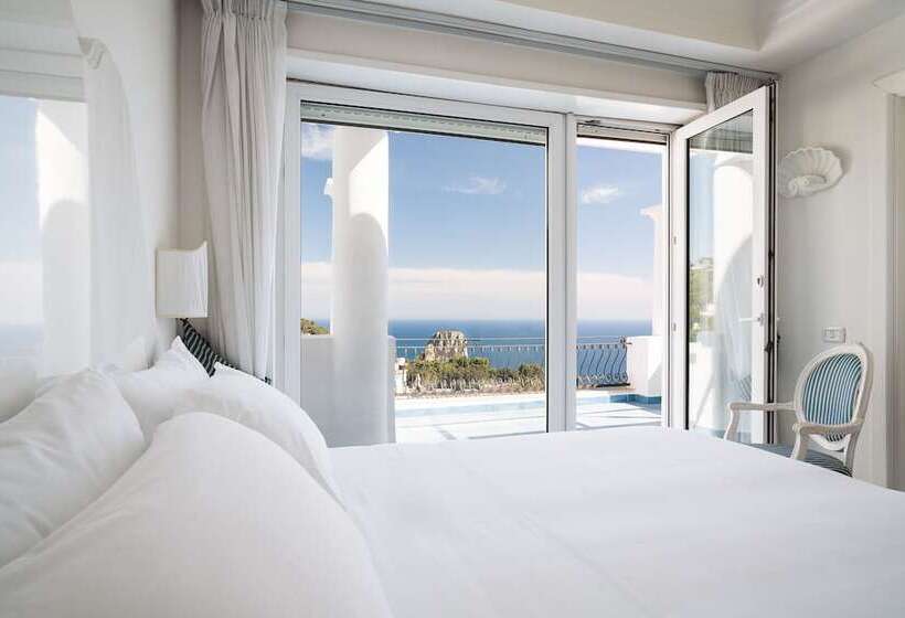 חדר דלוקס נוף לים, La Residenza Capri