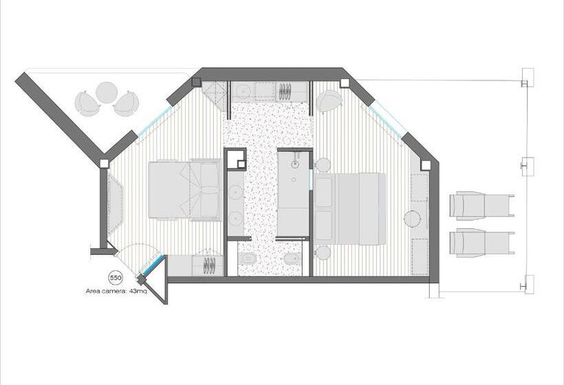 家庭套房, Cavalieri Palace