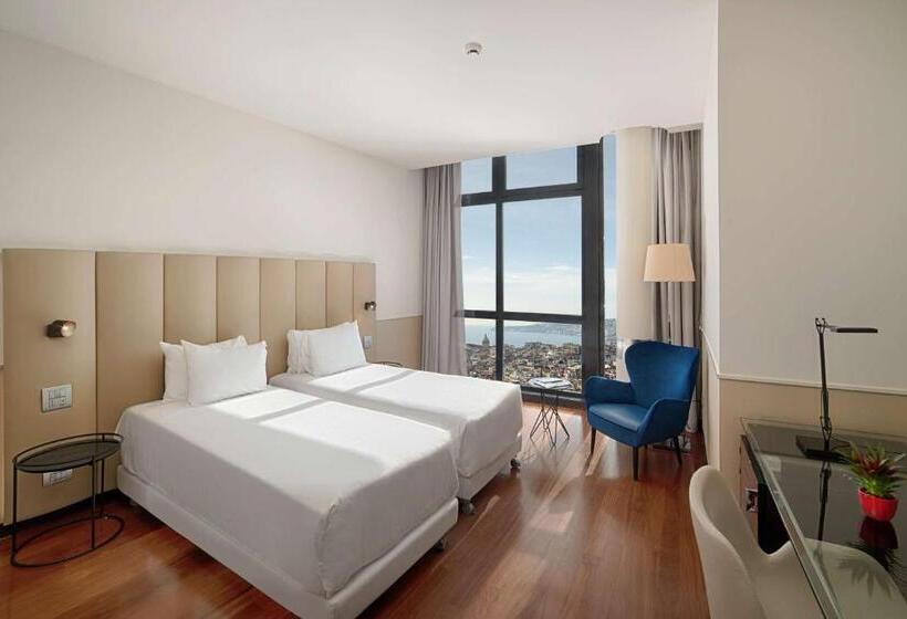 חדר פרמיום נוף לים, NH Napoli Panorama