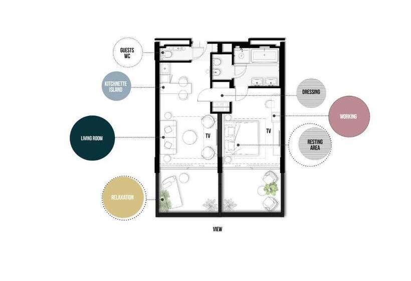 Suite Superior, Villa Pamphili Roma