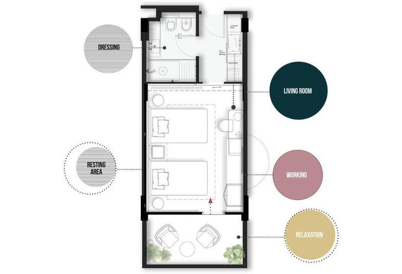 Camera Deluxe, Villa Pamphili Roma