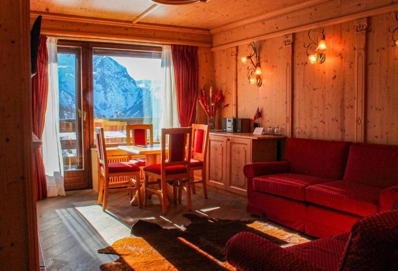 キングサイズベッドのスイートルーム, Grand Hotel Sestriere