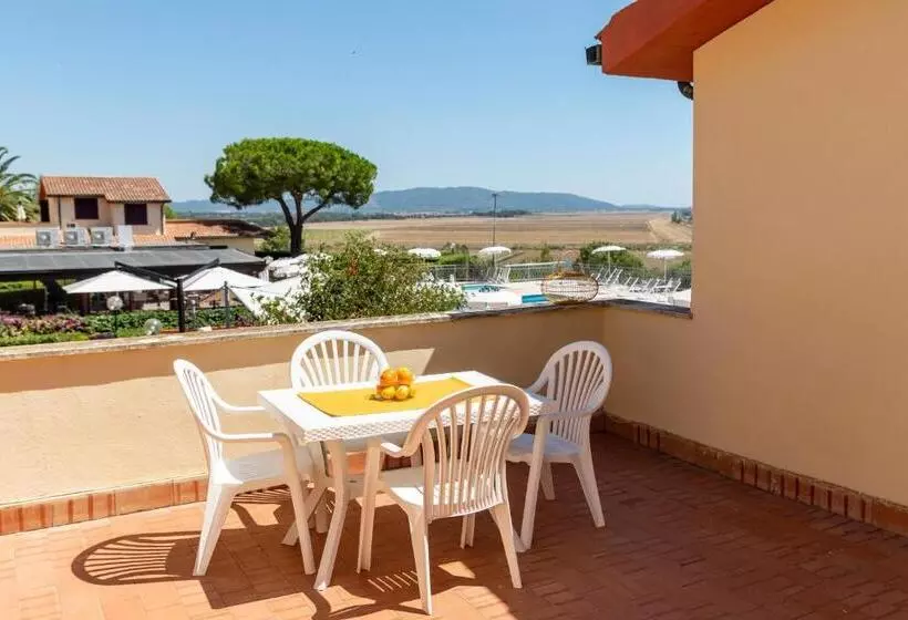 آپارتمان 1 خوابه با چشم‌انداز دریا, Argentario Osa Resort