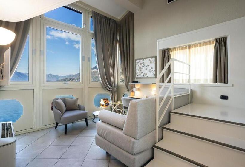 Superior room with lake view, Du Lac Varenna