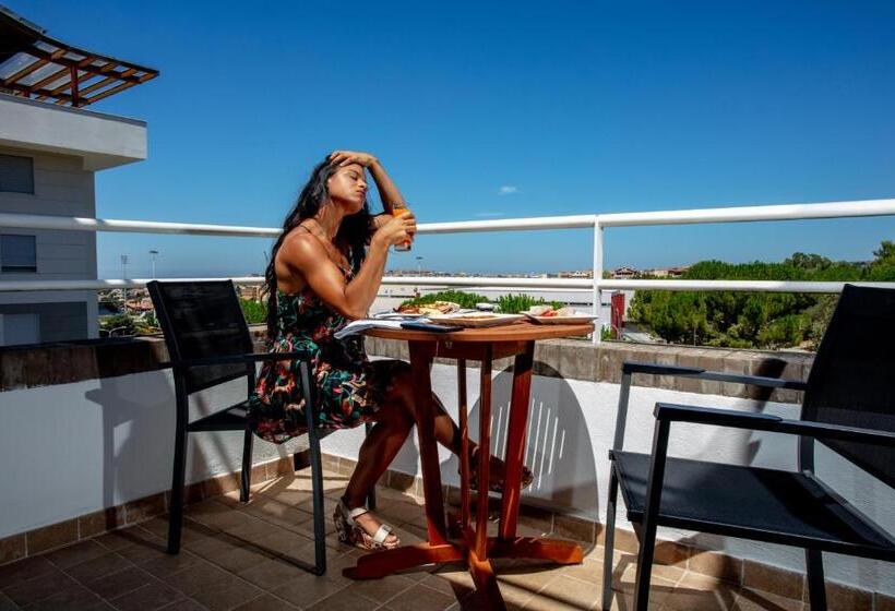 带露台的高档房间, Marini