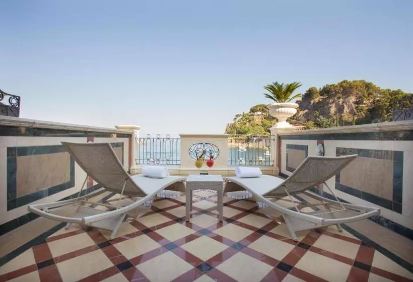 オーシャンビューデラックスルーム, Mazzarò Sea Palace   The Leading Hotels Of The World