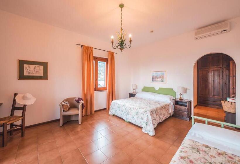 家庭房带园景, Villa Sirina