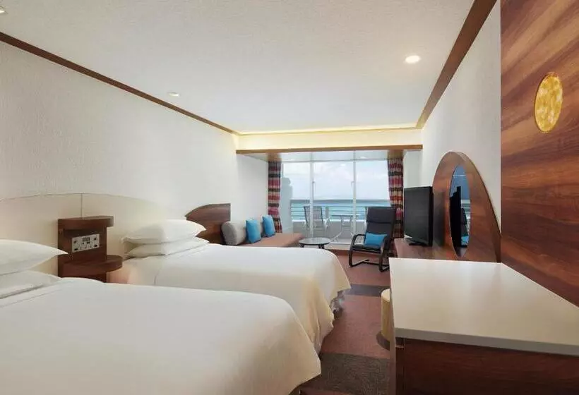 オーシャンビューデラックスルーム, Sheraton Okinawa Sunmarina Resort
