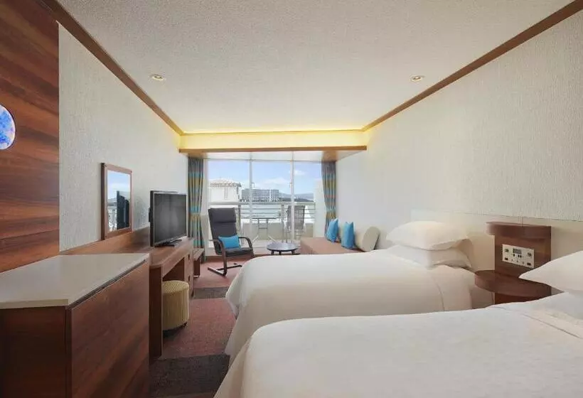 オーシャンビューデラックスルーム, Sheraton Okinawa Sunmarina Resort