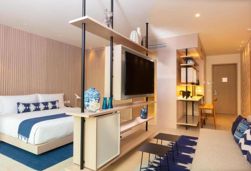 带大床的高级房间, Sls Cancun