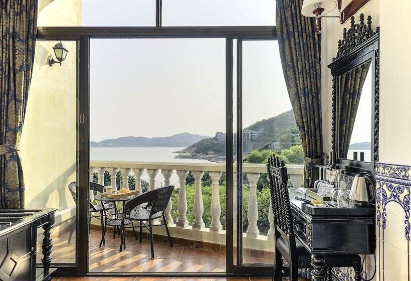 اتاق استاندارد با بالکن و چشمانداز دریا, Pousada De Coloane Boutique