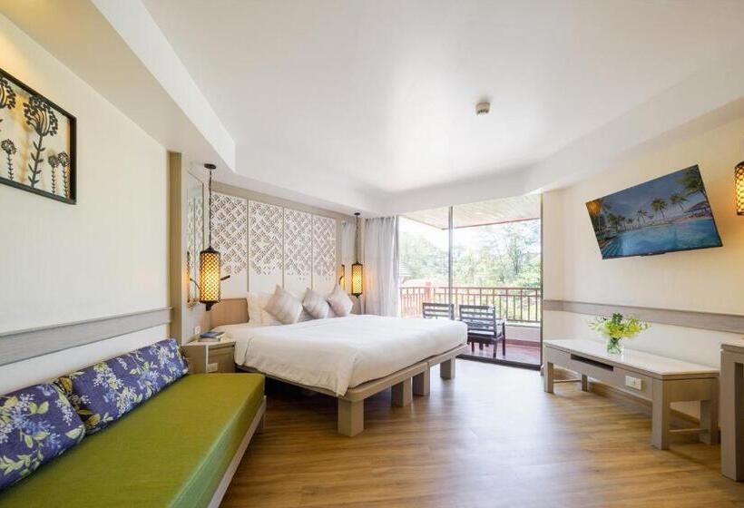 디럭스 룸 가든 전망, Katathani Phuket Beach Resort   Sha Extra Plus