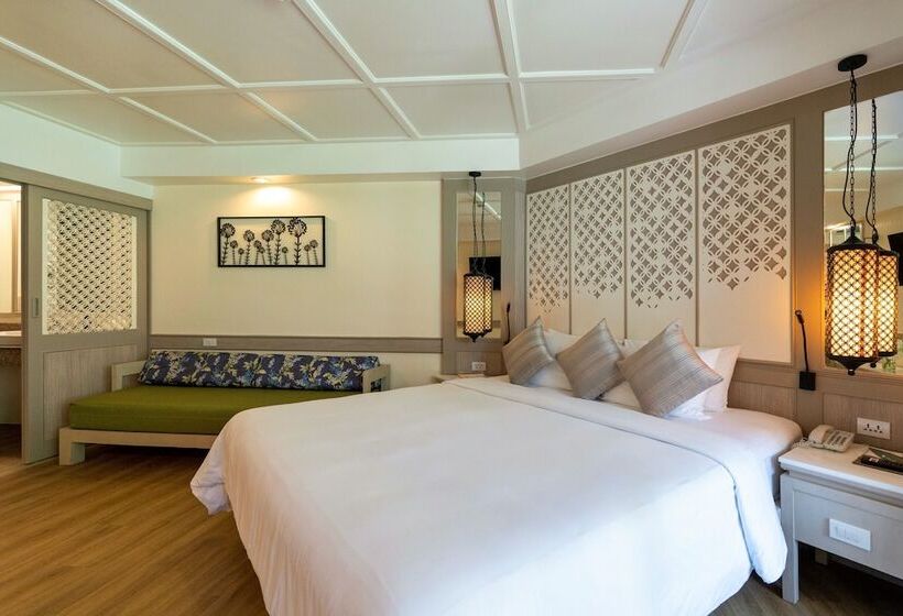 غرفة ديلوكس مطلّة علي الحديقة, Katathani Phuket Beach Resort   Sha Extra Plus
