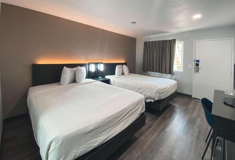 غرفة قياسية رباعية, Motel 6 West Sacramento, Ca