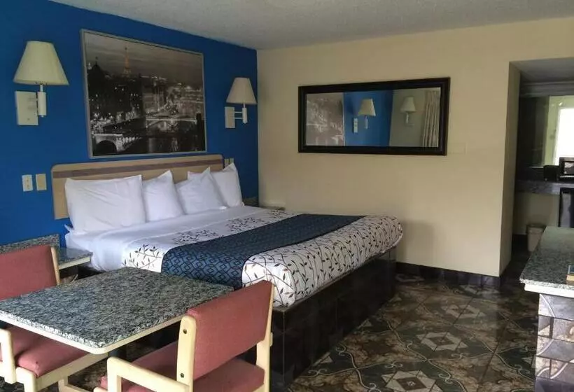 キングサイズベッドのスタンダードルーム, Americas Best Value Inn Beaumont