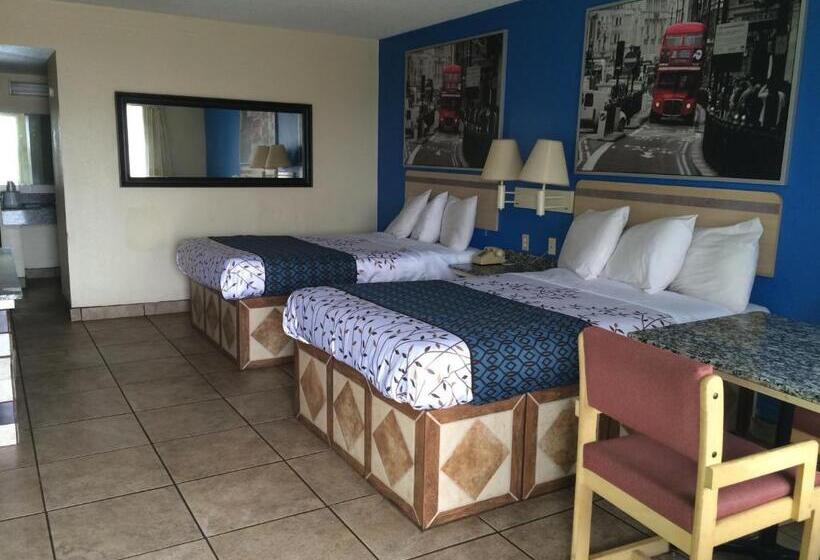 ２ダブルベッドのスタンダードルーム, Americas Best Value Inn Beaumont