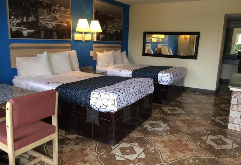 غرفه قياسيه سريرين مزدوجين, Americas Best Value Inn Beaumont