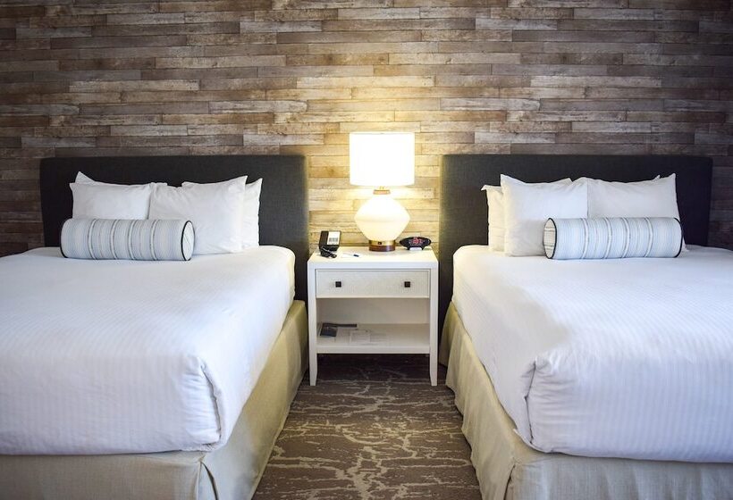 غرفه قياسيه سريرين مزدوجين, Beachside Inn