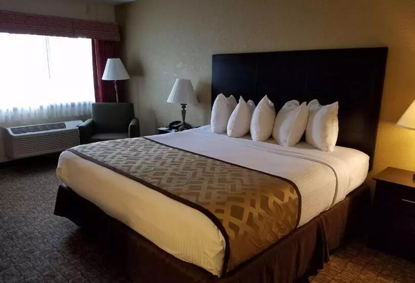 キングサイズベッドのスタンダードルーム, Best Western Crossroads Inn