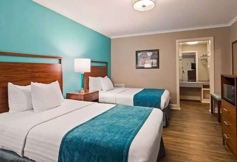 اتاق استاندارد با 2 تخت دوبل, Best Western Route 66 Rail Haven