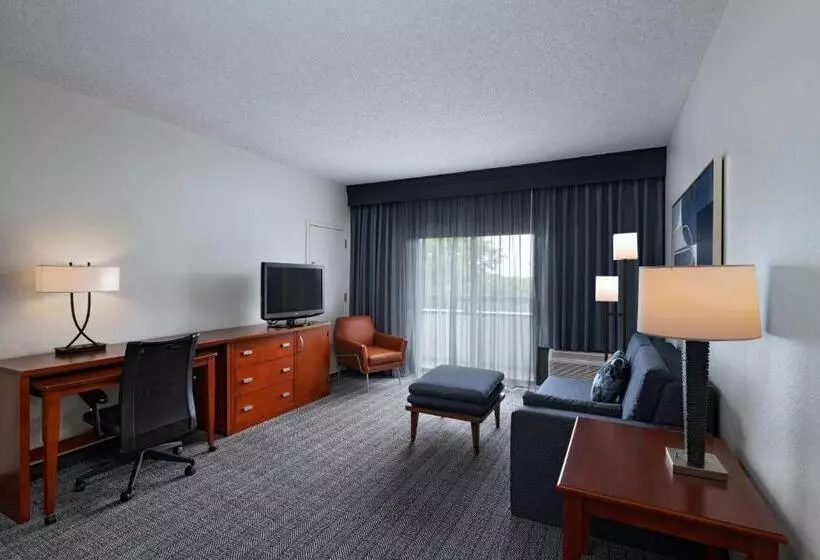 キングサイズベッドのスイートルーム, Courtyard By Marriott Dallas Arlington Entertainment District