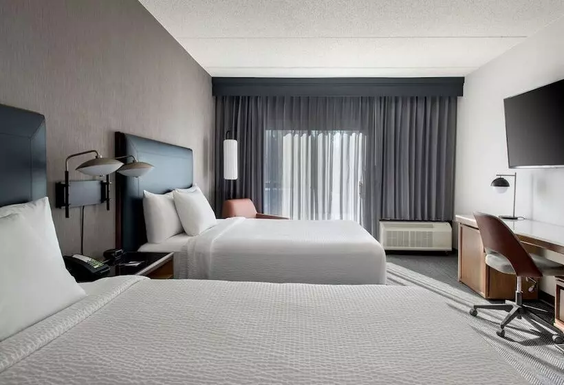２ダブルベッドのスタンダードルーム, Courtyard By Marriott Rye