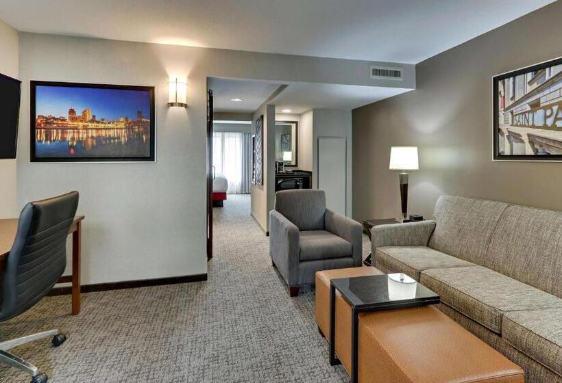 带大床的复式套间, Drury Plaza Hotel St. Paul Downtown