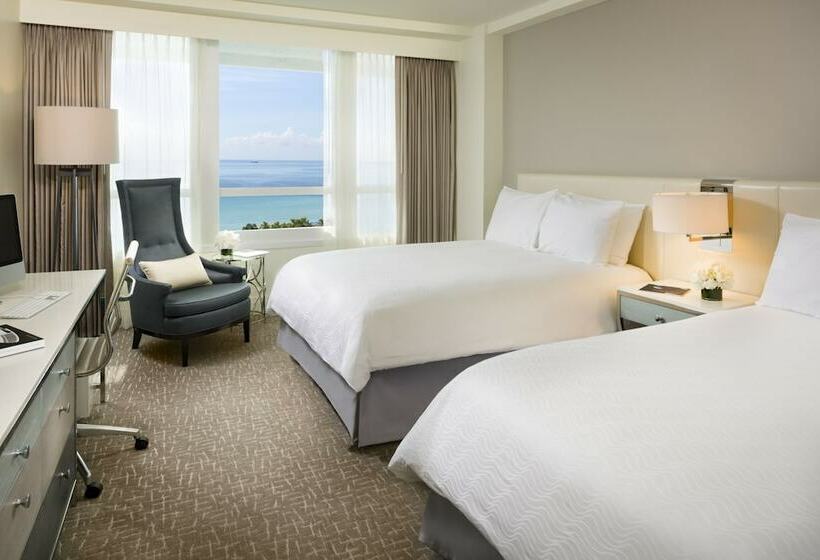 غرفه قياسيه سريرين مزدوجين, Fontainebleau Miami Beach