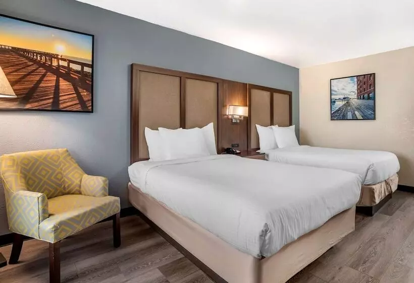 اتاق استاندارد با 2 تخت دوبل, Best Western Salisbury Plaza
